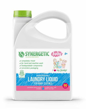 SYNERGETIC Certyfikowany Biodegradowalny płyn do prania odzieży dziecięcej