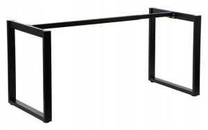 Czarny Stelaż Stołu Skandynawski Loftowy 70cm Reg