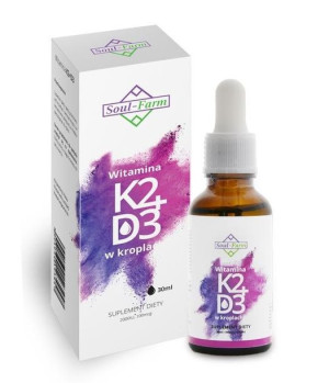 Lumarko Witamina K2 Mk7 + D3 Forte W Kroplach (60 Mcg + 60 Mcg) 30 ML!