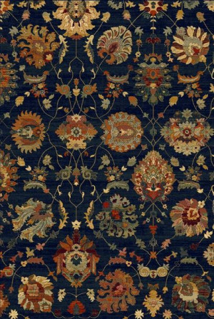 Dywan Dywilan Superior 100% Welna Latica Cc 200 X 300 Navy