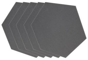 PANELE AKUSTYCZNE wygłuszające HEXAGON 3cm - 5szt.