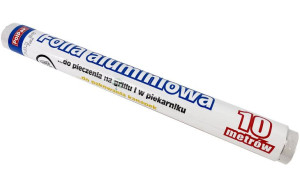 Folia aluminiowa spożywcza gruba 10 metrów