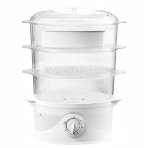 Parowar Gotowanie Na Parze Timer 3 Poziomy 800w 9l