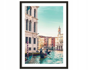 Obrazek w ramie Plakat Wenecja Włochy Italia