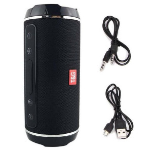 Głośnik Bluetooth TG116 + Kabel AUX minijack 3,5cm + Kabel Micro USB czarny