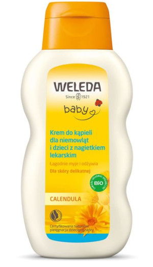 Krem do kąpieli dla niemowląt i dzieci z nagietkiem lekarskim Calendula 200
