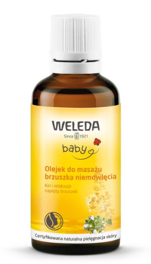 Olejek do masażu brzuszka niemowlęcia 50ml Weleda