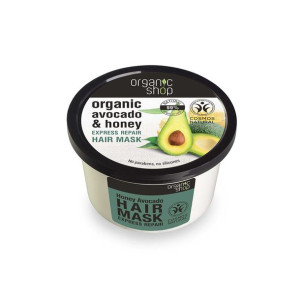 Maska do włosów regenerująca z miodem i awokado 250ml Organic Shop