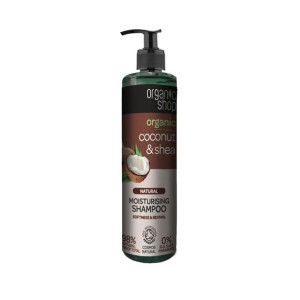 Szampon do włosów nawilżający kokos i shea 280ml Organic Shop