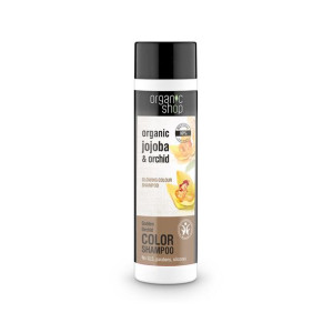 Szampon do włosów rozświetlający kolor złota orchidea 280ml Organic Shop