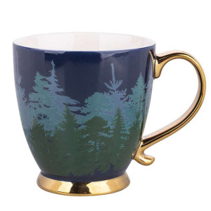 Filiżanka do kawy i herbaty porcelanowa Misty Forest 400 ml