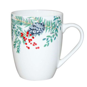 Kubek porcelanowy Wonderland 300 ml biały
