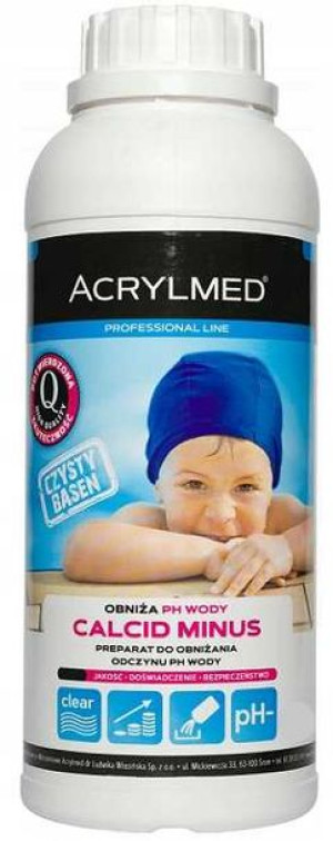 ACRYLMED  Chemia basen PH Minus Calcid Minus obniża PH 1l