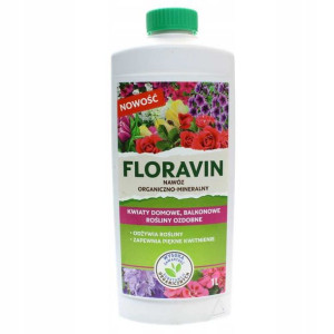 Floravin nawóz kwiaty domowe balkonowe ozdobne 1l