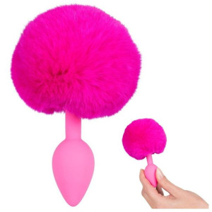 Korek Qnalny Puszysty Ogonek Królika 13cm