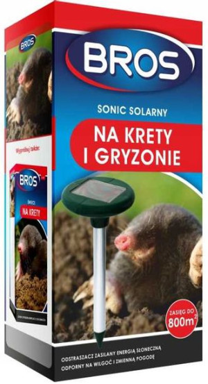 Bros Solarny Odstraszacz Kretów Silny Na Krety