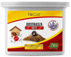 FOCUS skuteczny proszek odstrasza krety 600ml