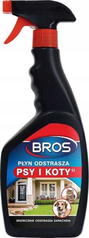 Bros Odstraszacz Psów I Kotów Płyn Spray Psa Kota