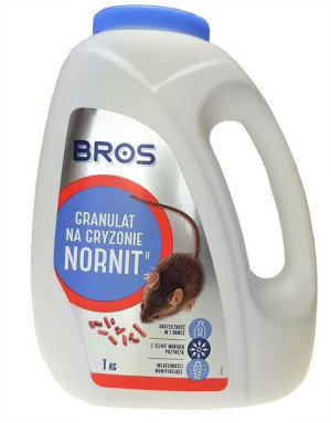 Bros Granulat Na Nornice Myszy Szczury Nornit 1kg
