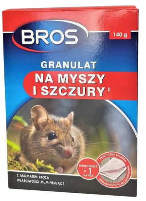 BROS Trutka granulat myszy i szczury saszetka 140g