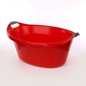 Miska / wanienka plastikowa Artgos owalna czerwona 40 l