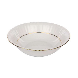 Salaterka okrągła porcelana Chodzież Iwona Złoty Pasek 16 cm
