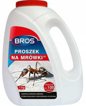 BROS Proszek na mrówki 1kg SILNY LIKWIDUJE GNIAZDA