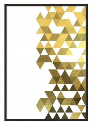 ZŁOTE PLAKATY obrazy obraz metaliczny 33x43 ZP010