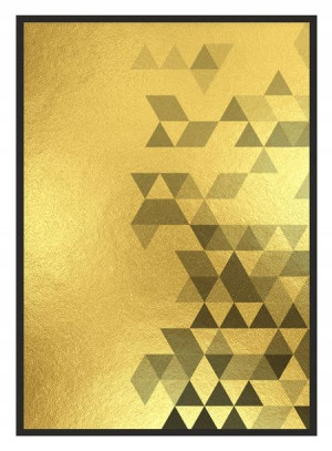 ZŁOTE PLAKATY obrazy obraz metaliczny 33x43 ZP007
