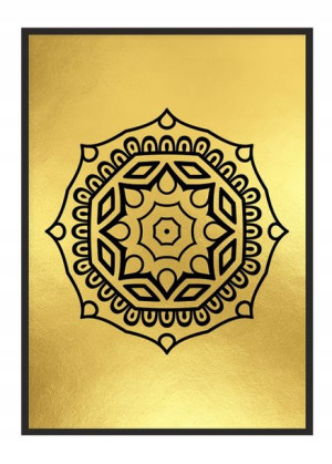 ZŁOTE PLAKATY obrazy obraz metaliczny 73x53 ZP024
