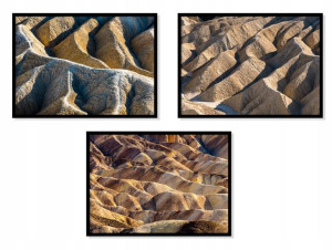 OBRAZ W RAMIE 43x33cm Tryptyk Badlands P1007