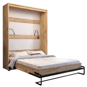 CASE loft black N#7 Półkotapczan pionowy 160
