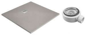 Brodzik kwadratowy Kyntos C 90x90 Cemento RADAWAY