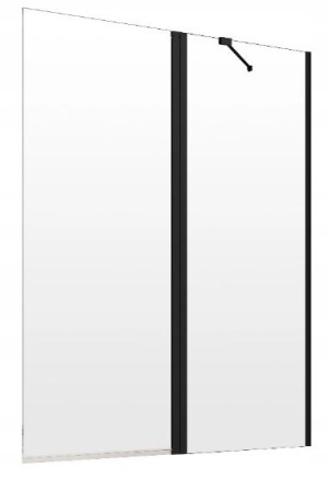 RADAWAY Parawan wannowy Nes Black PND II 140x150 P