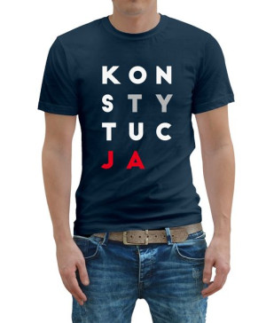 KOSZULKA KONSTYTUCJA T-shirt granat