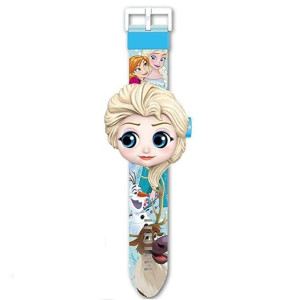 FROZEN Zegarek 3D z projektorem Elsa