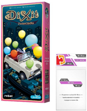 2w1 DIXIT 10 Zwierciadło gra planszowa roku Rebel top BGG + koszulki