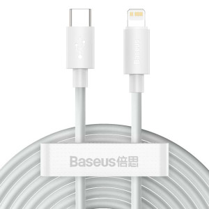 Baseus Kabel Simple Wisdom Typ C na Lightning PD 20W 5A 1,5 metra 2 sztuki