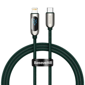 Baseus Kabel Display Typ C na Lightning PD 20W 2A 1 metr CATLSK-06 zielony