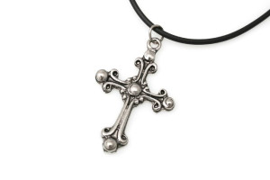 NASZYJNIK KRZYŻ GOTYCKI goth gothic rock