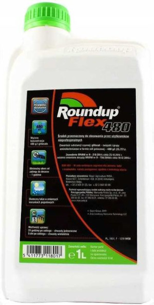 BAYER ROUNDUP FLEX 480 1l wszystkie chwasty glifosat