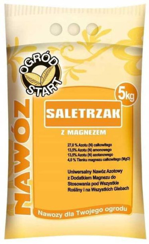 OGRÓD START Saletrzak z magnezem uniwersalny nawóz azotowy 5kg