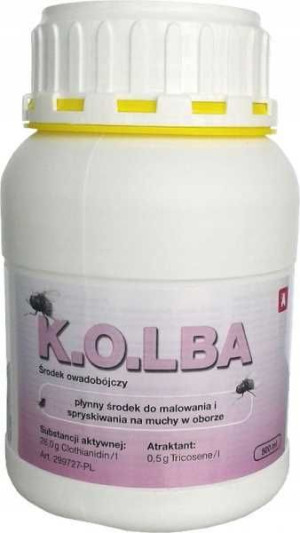 K.O.Lba Kolba środek na muchy, owady trutka 500ml