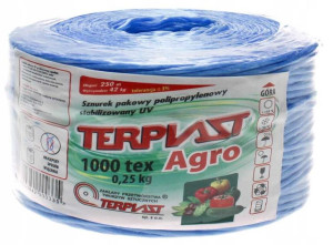 Terplast Agro SZNUREK ROLNICZY ogród szklarnia 250m NIEBIESKI