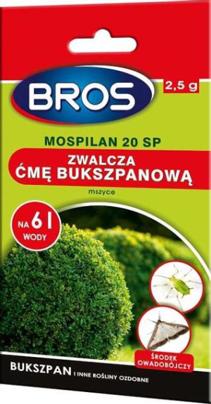 Bros Mospilan 20 Sp Na Ćmę Bukszpanową Mszyce 2,5g