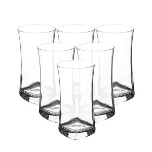Komplet 6 szklanek do napojów Geo long drink 360 ml