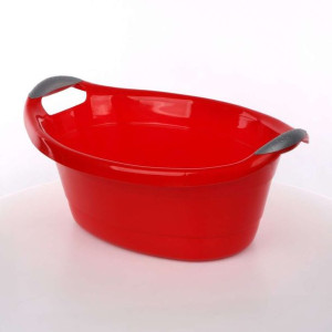 Miska / wanienka plastikowa Artgos owalna czerwona 14 l