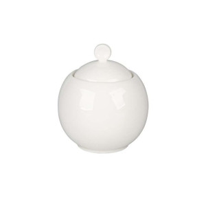 Cukiernica porcelanowa kremowa Bella Ecru 350 ml