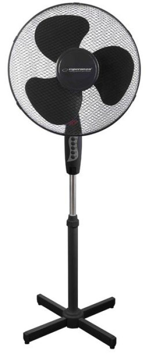Esperanza wentylator 16'' stojący hurricane czarny