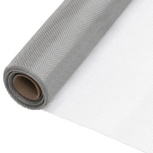 Siatka ze stali nierdzewnej, 100 x 2000 cm, srebrna